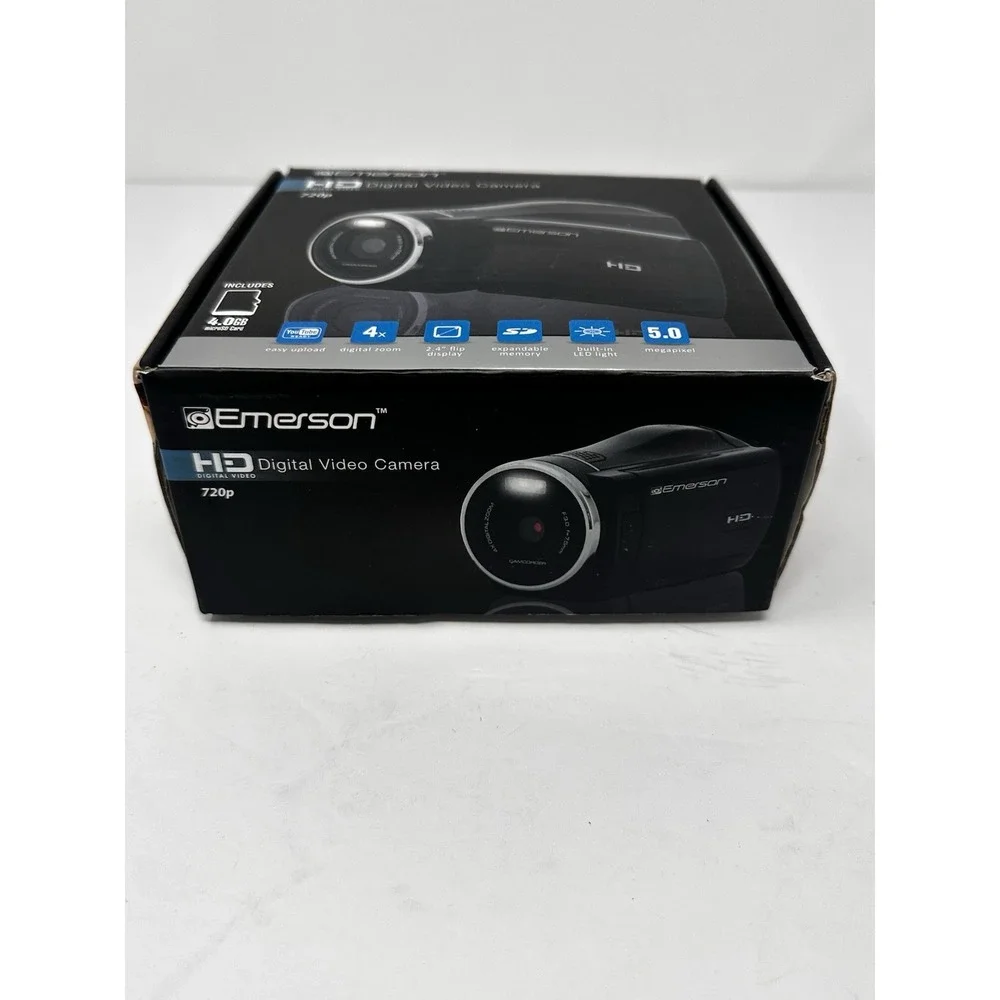 Emerson EVC720-4 HD 720p Digital Camcorder NEW